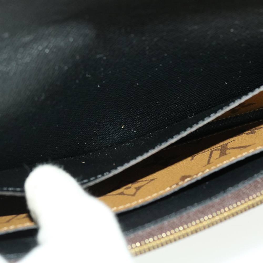 LOUIS VUITTON Monogram Reverse Portefeuille Emily Long Wallet M82157 Auth 40459A - Picture 10 of 16